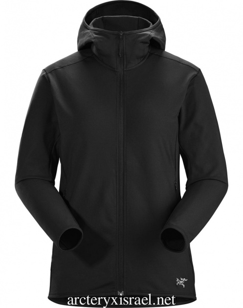 שחור Arc'teryx אופנה נשים Kyanite Lt Hoody Isrekua194