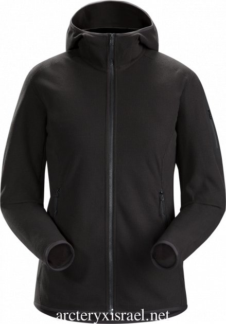 שחור Arc'teryx מותג נשים Delta Lt Hoody Isrekua193