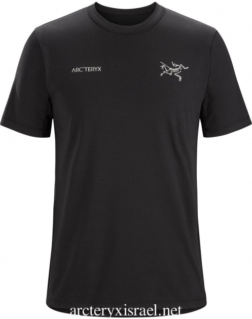 שחור Arc'teryx Best Items לגברים חולצת טריקו מפוצלת בשבי Isrekua296