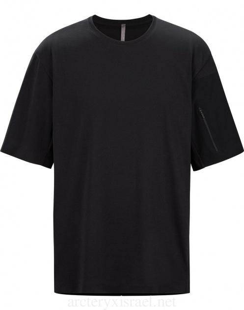 שחור Arc'teryx Best Items לגברים טי כיס יונית Isrekua316
