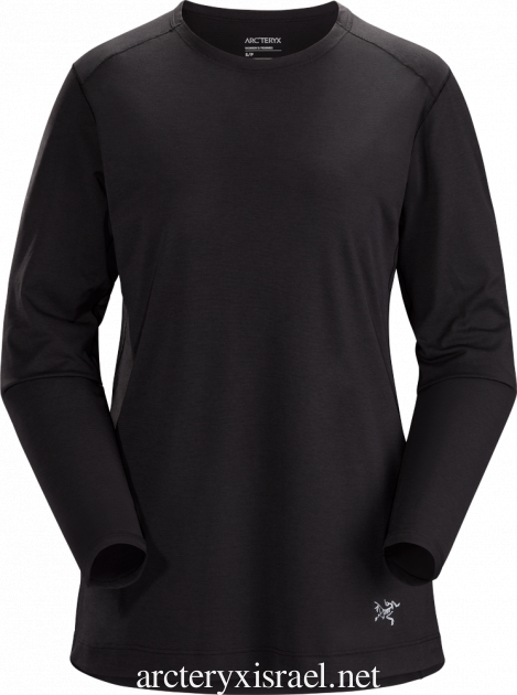 Black Arc'teryx Quadra צוות נשים של מותג Arc'teryx Ls Isrekua209