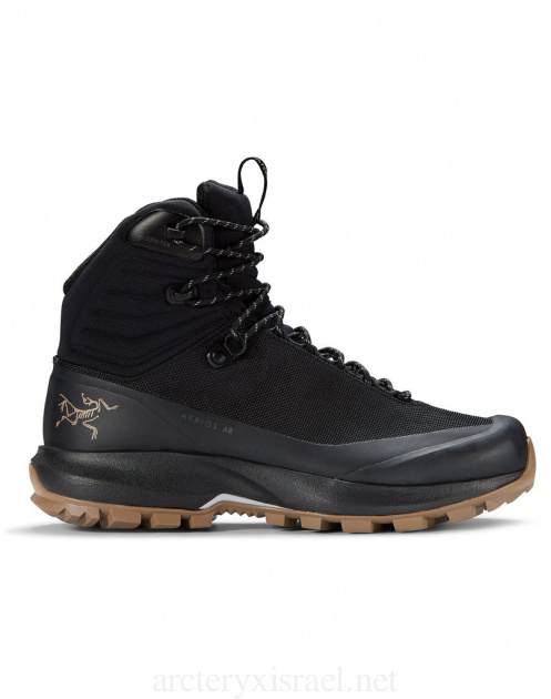 Black/fallow Arc'teryx Fashion Aerios לנשים Ar Mid Gtx Isrekua235