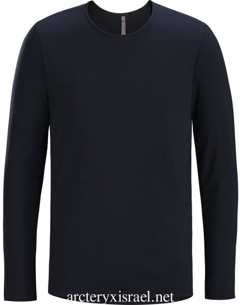 Deep Navy Arc'teryx מיטב הפריטים לגברים מסגרת Ls חולצה Isrekua301